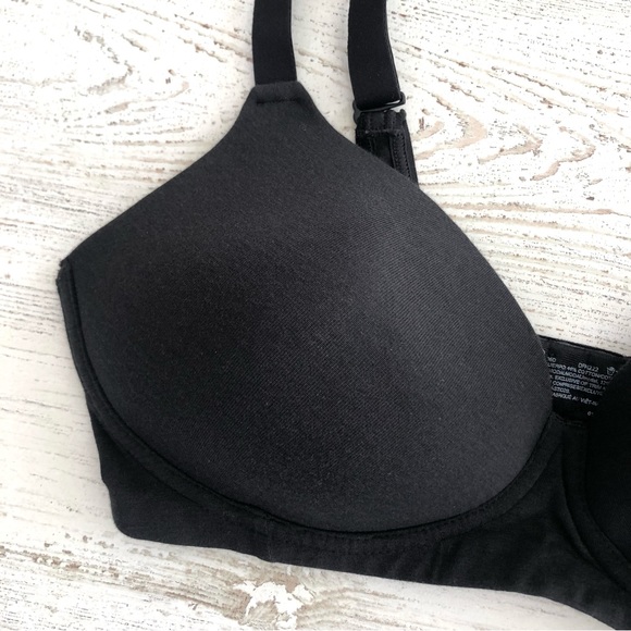 *3/$20* BALI Beauty by Bali Wireless T-Shirt Bra Black 36D - Picture 2 of 7